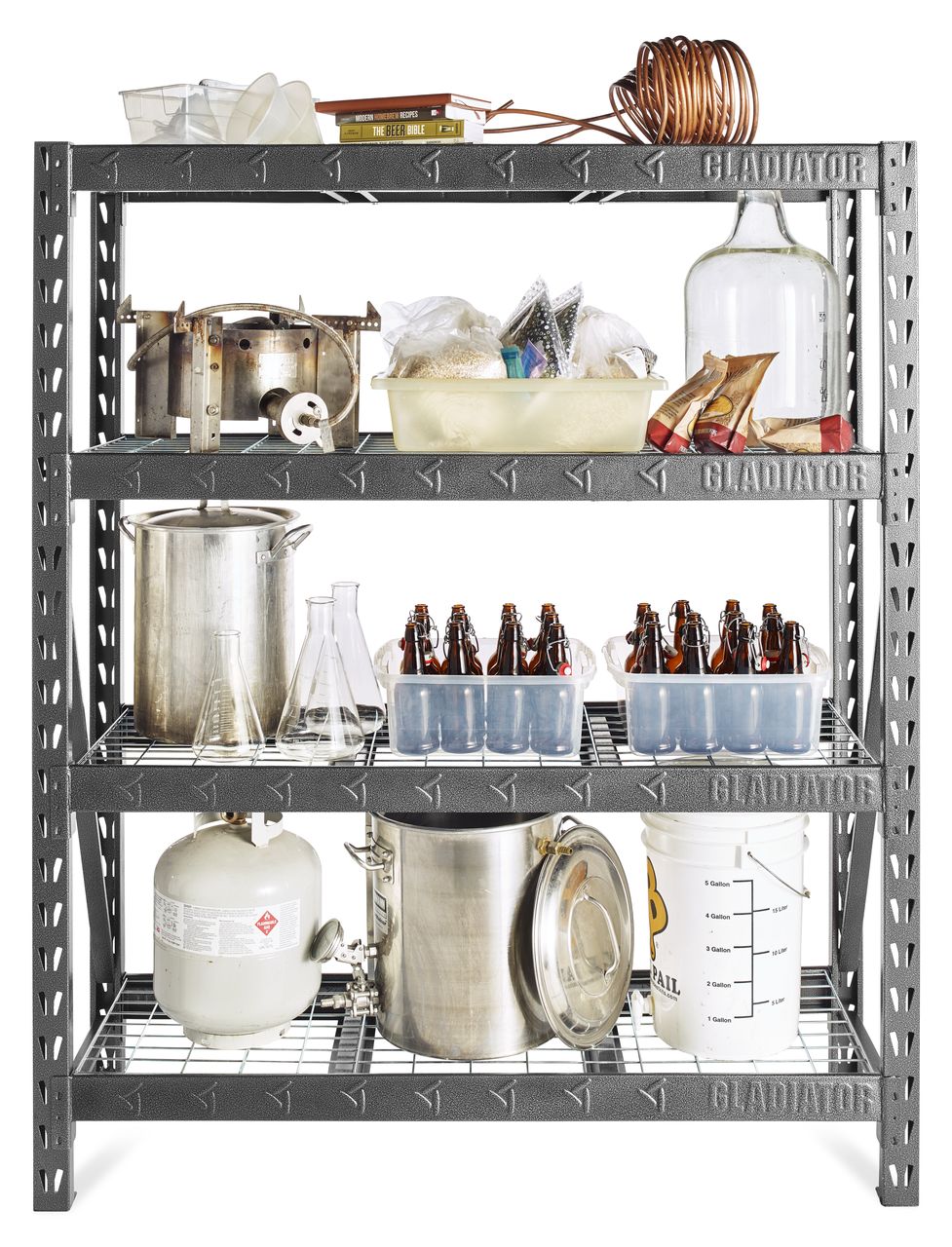 60" Wide Heavy Duty Rack with 4 x 18" Deep Shelves