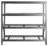 77" Wide Heavy Duty Rack with 4 x 24" Deep Shelves